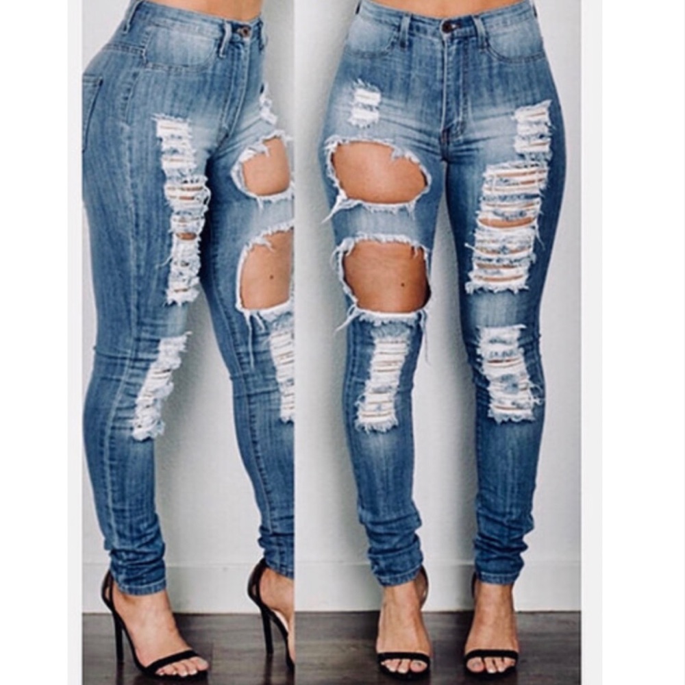 Distressed Jeans